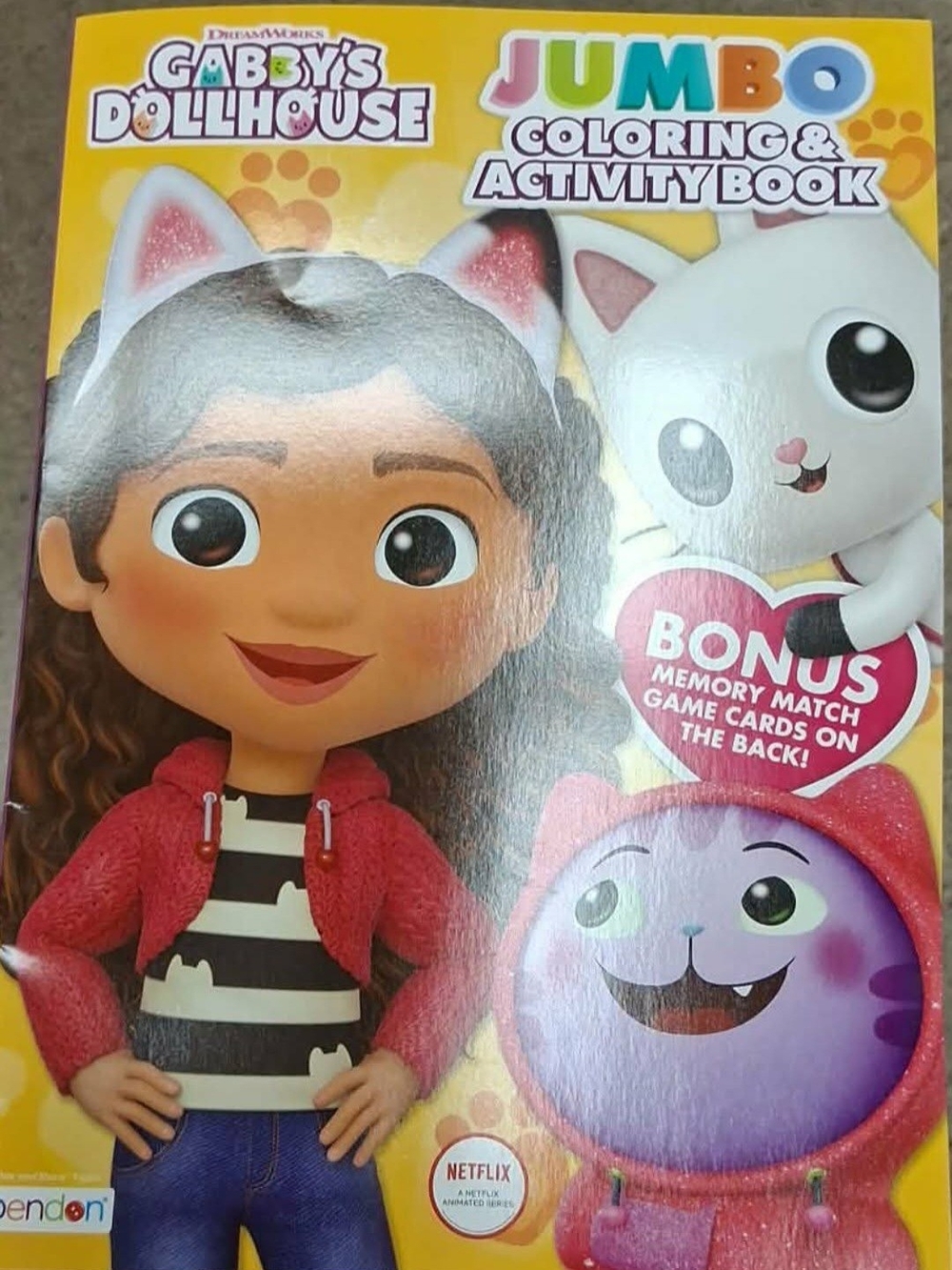 New Gabby's Dollhouse Coloring & Activity Book